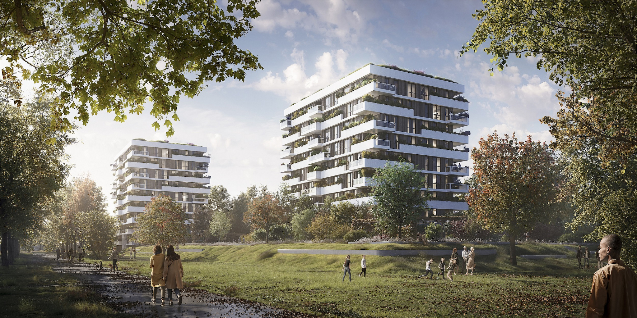 Artist impression van ons project MARK in Almere