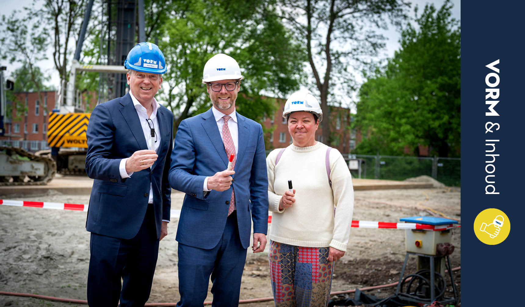 Start bouw Zuidendijkse Tuin