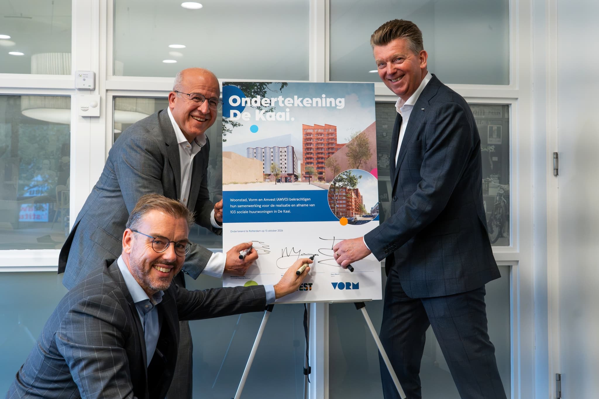 De Kaai | Ondertekening Woonstad | persbericht | Hans Meurs | 13 oktober 2026