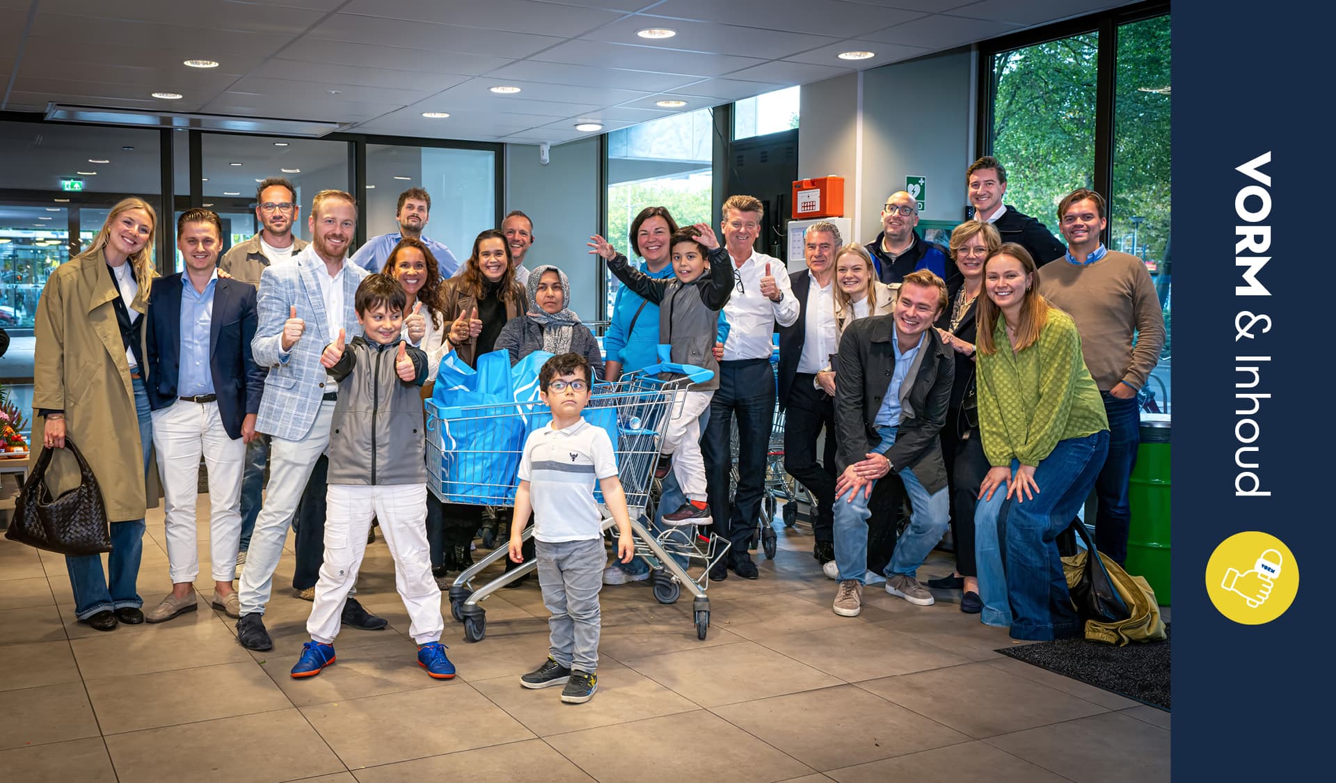 PR actie bun en VORM Albert Heijn Westblaak