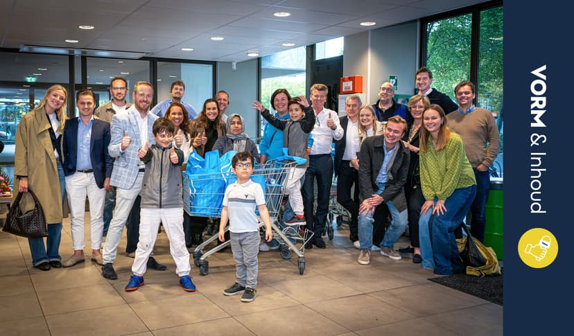 PR actie bun en VORM Albert Heijn Westblaak