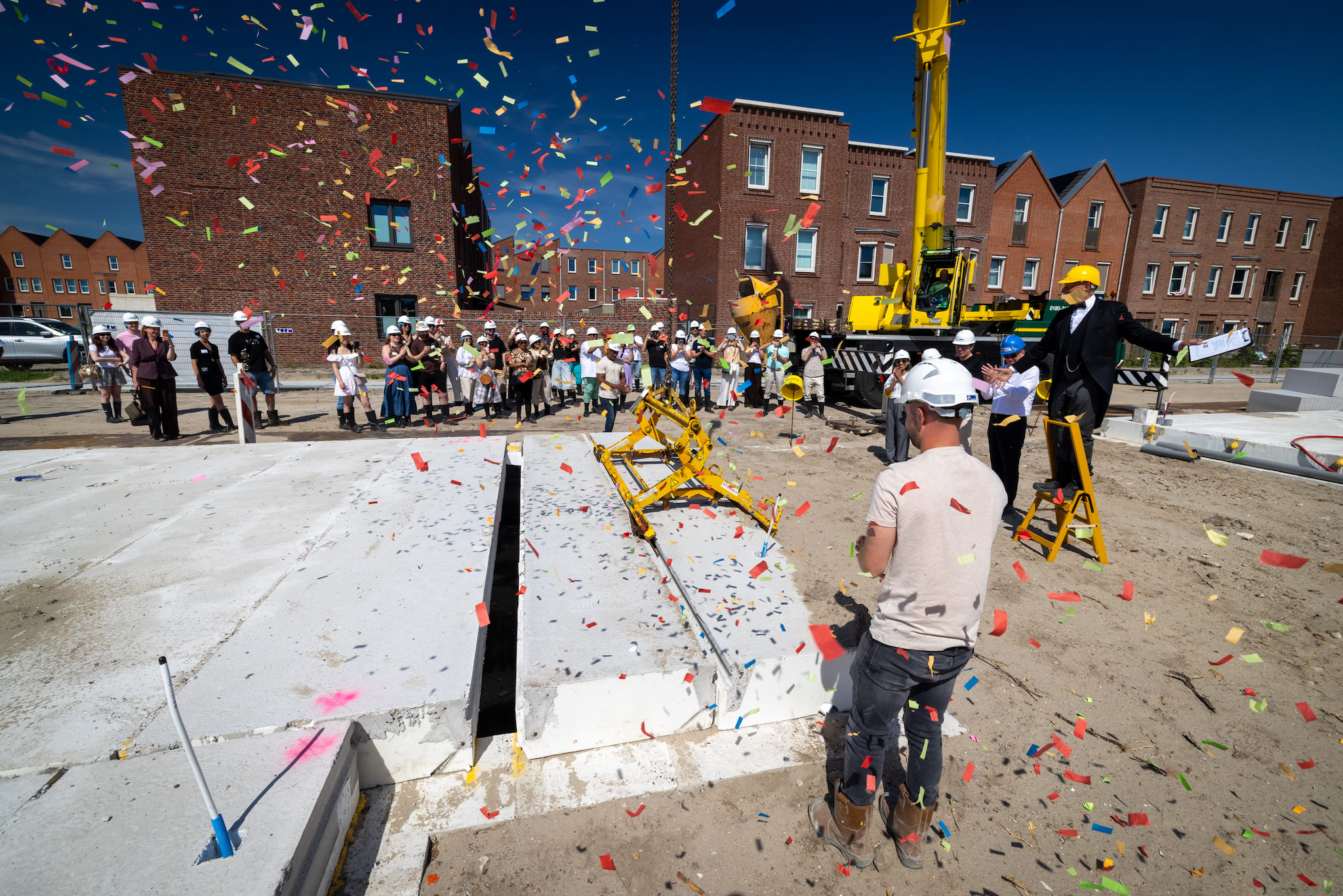 Start bouw New Brooklyn Bridge