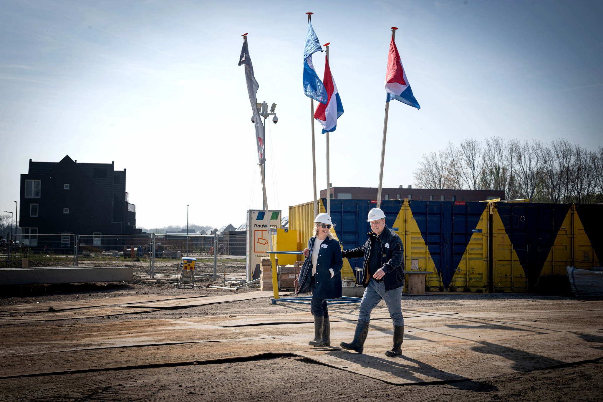 Start bouw hof van Maasdam