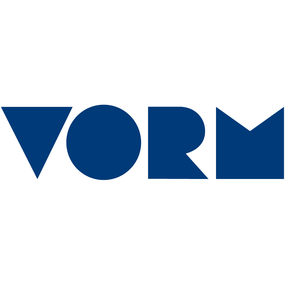 VORM logo donkerblauw