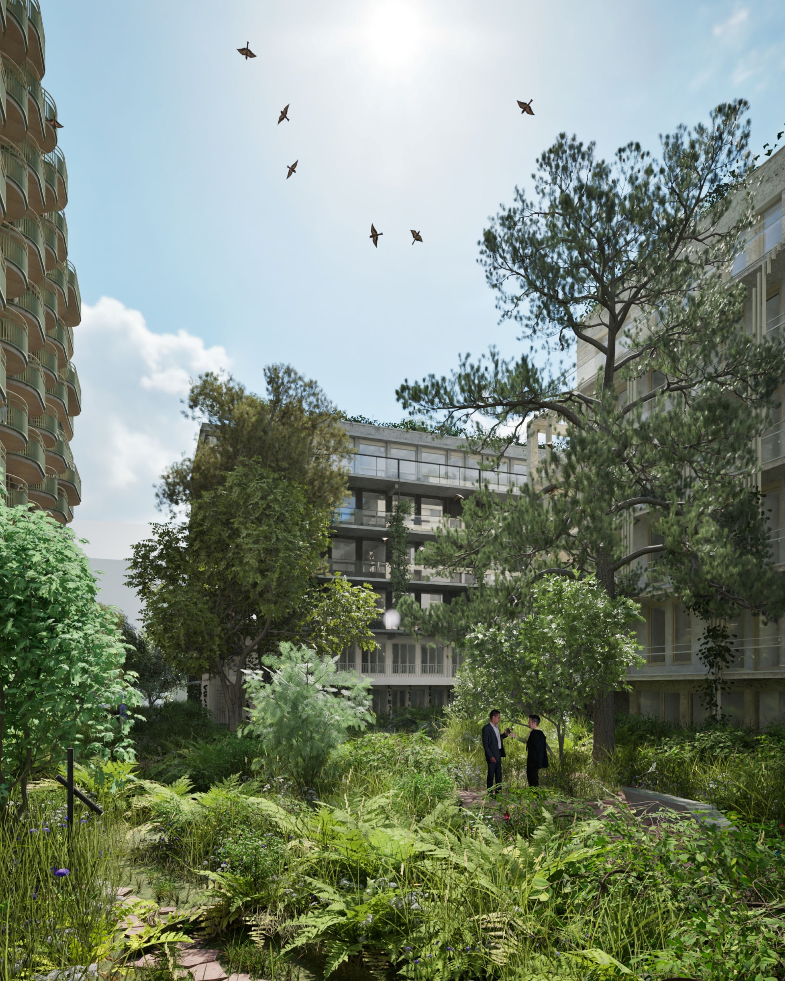 De binnentuin als buur