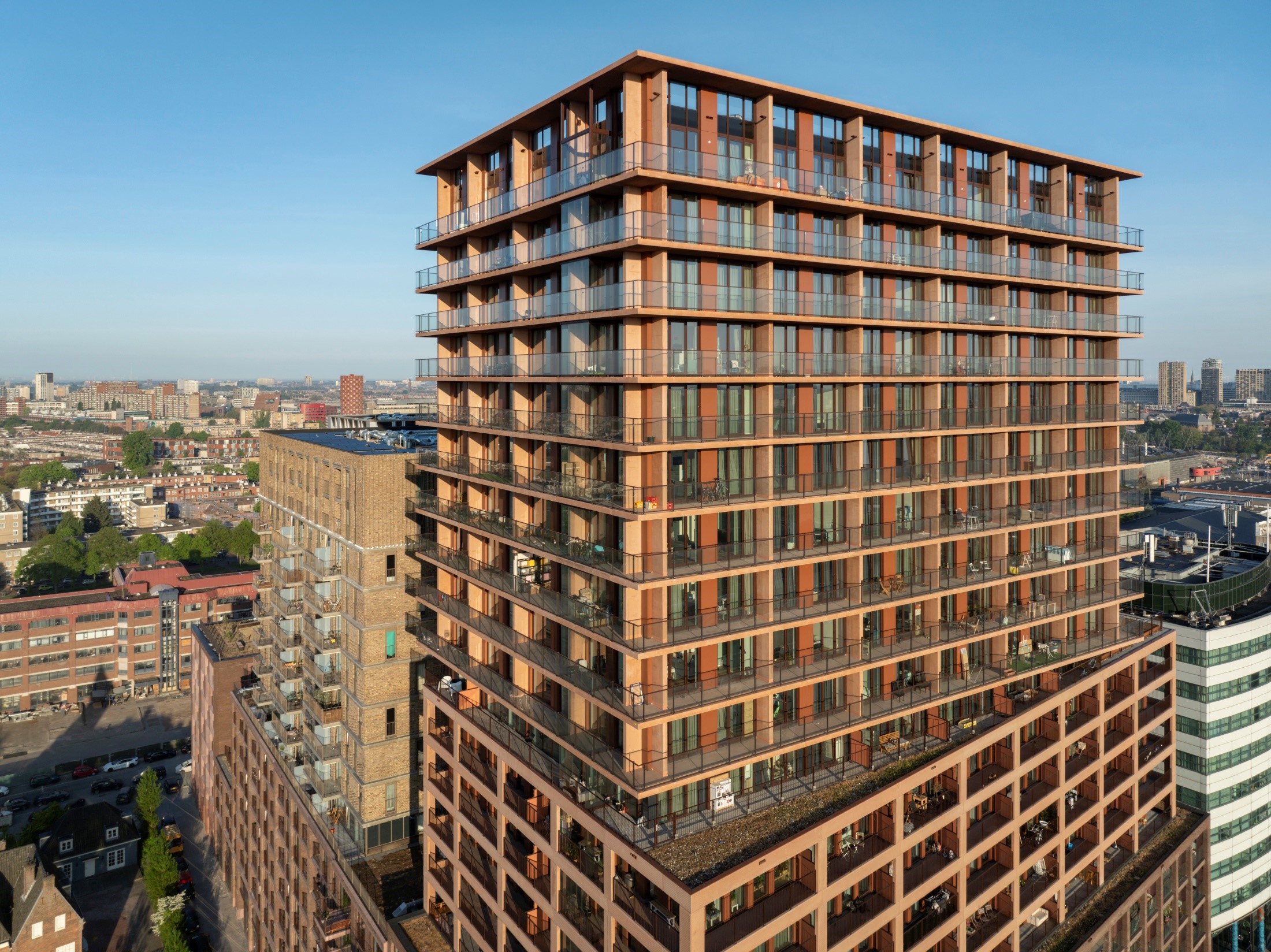 Studentenwoningen in een verticale stad